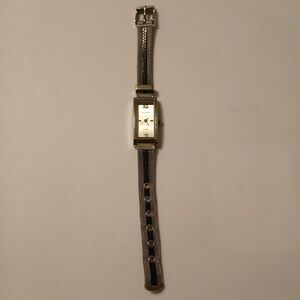 Ladies Vernier by 7 West Women's Silver Tone Quartz Mesh Fashion Watch